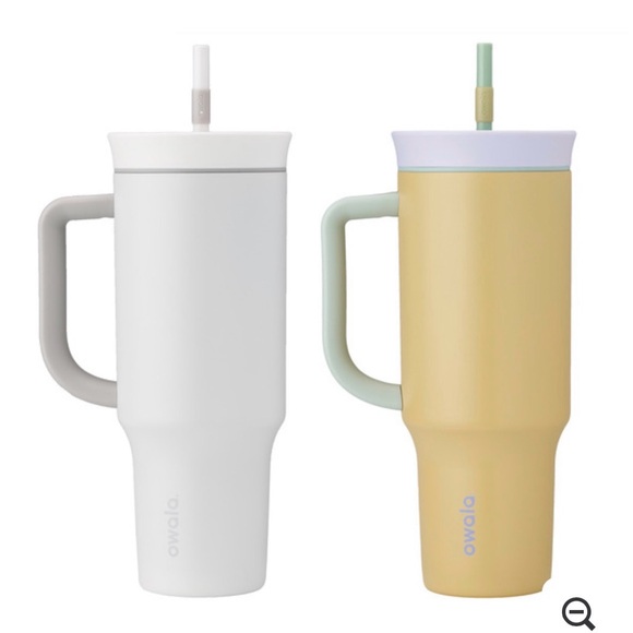 owala Other - BNIB - Owala Tumbler Set (White/Yellow) - 2 x 40 oz